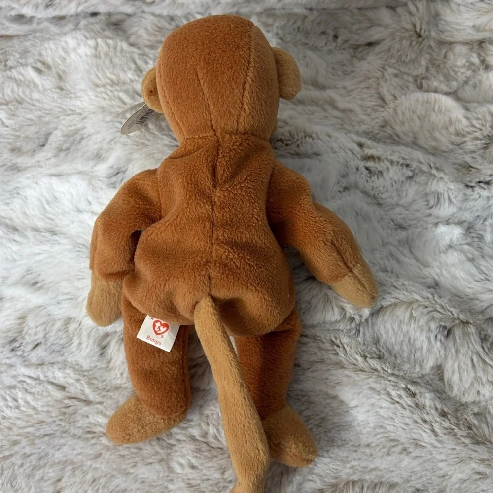 Ty Original Beanie Baby Bongo the Monkey 1995